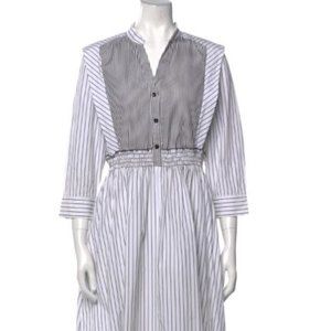 Sandro Striped Maxi Dress Size M